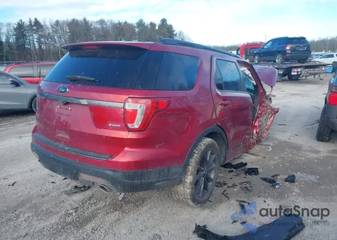 2018 Ford Explorer Xlt z USA, uszkodzony, nr VIN 1FM5K8D89JGC79497